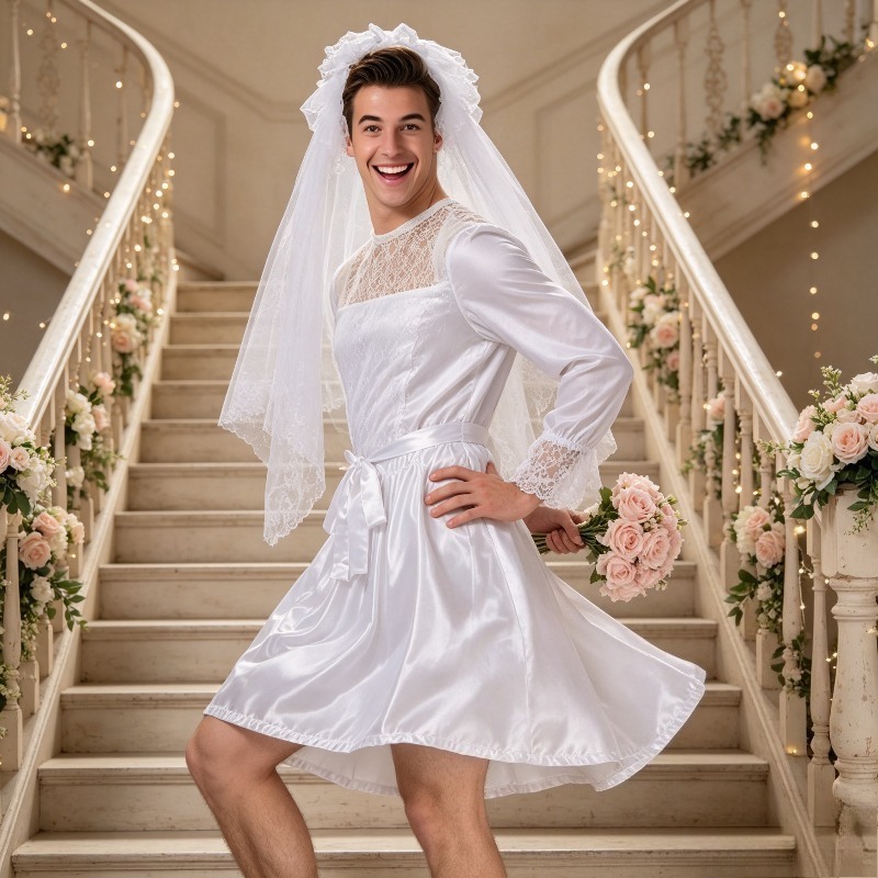 Funny Groom Bride Outfit for M - Mens Grooming Kit For Wedding recension och pris