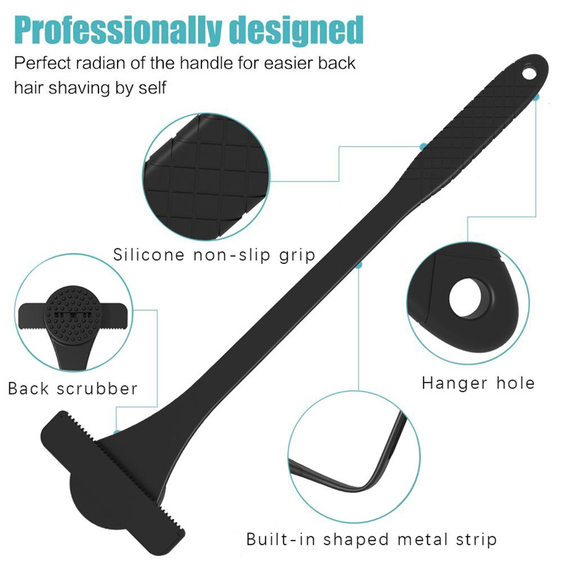 Flexible Long Handle Back Shav - Men'S Grooming Hair Removal recension och pris