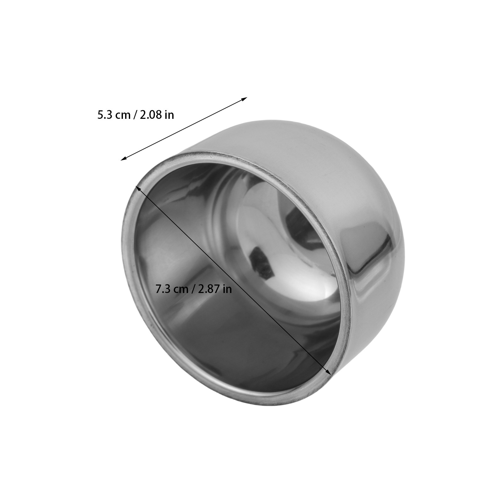 Double Layer Stainless Steel S - Shaving Bowl Soap recension och pris