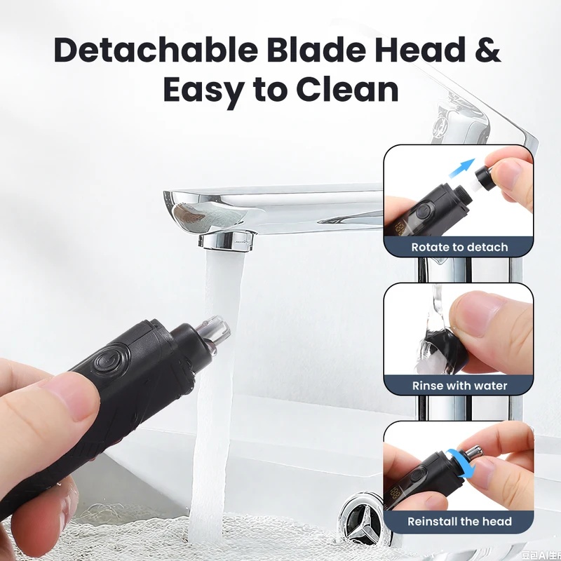 Rechargeable Nose Hair trimmer - Men'S Grooming Hair Removal recension och pris