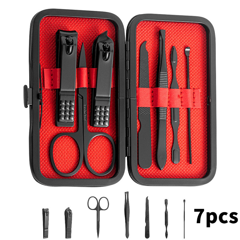 7-24pcs Professional  Nail Cli - Nail Care Kit Mens recension och pris