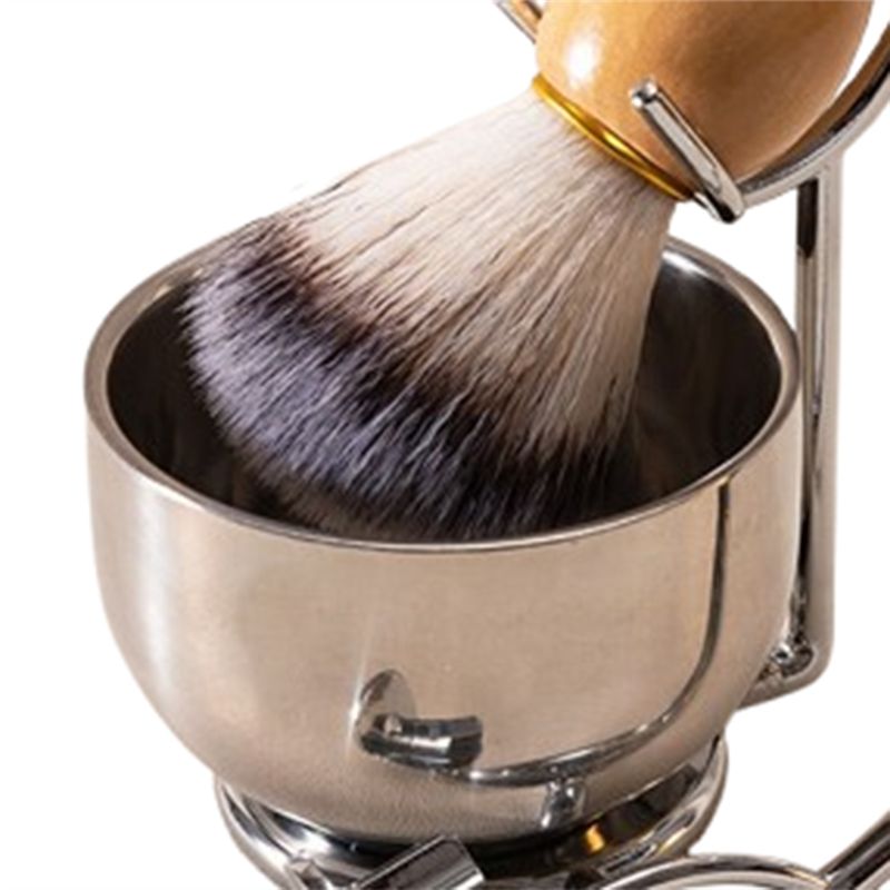 ABKS-Stainless Steel Shave Bru - Shaving Bowl Soap recension och pris