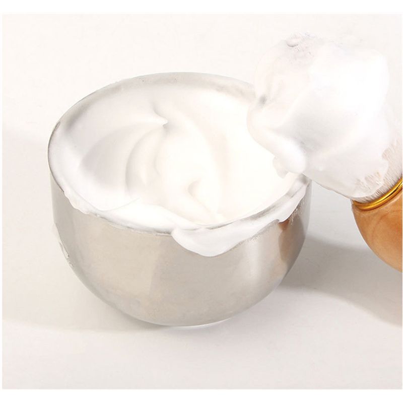 ABKS-Stainless Steel Shave Bru - Shaving Bowl Soap recension och pris