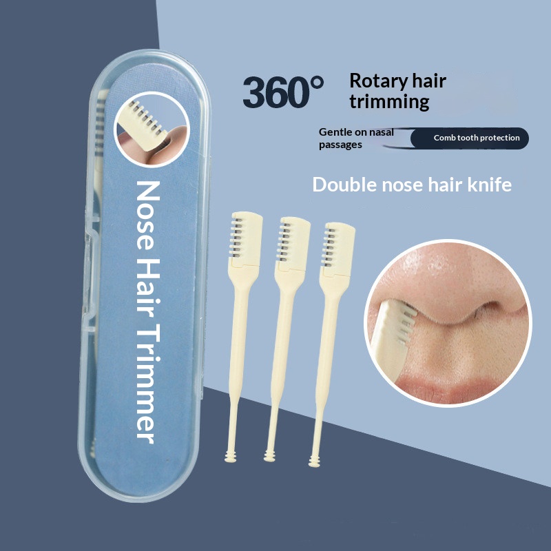Dual‑End Manual Nose Hair Trim - Men'S Grooming Hair Removal recension och pris
