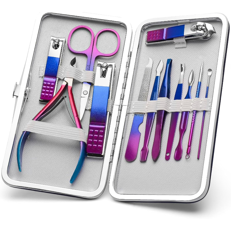 Manicure Set Nail Clippers Ped - Nail Care Kit Mens recension och pris