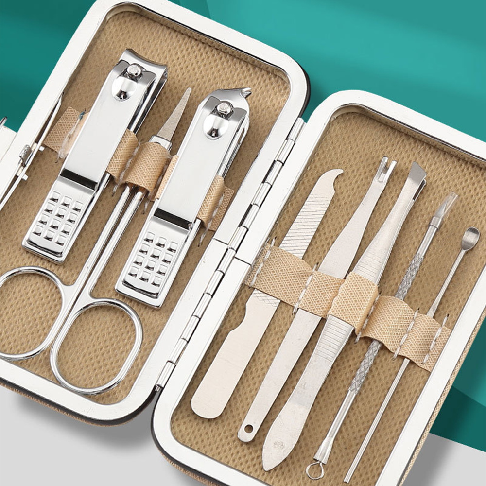 8-in-1 Stainless Manicure Set  - Nail Care Kit Mens recension och pris