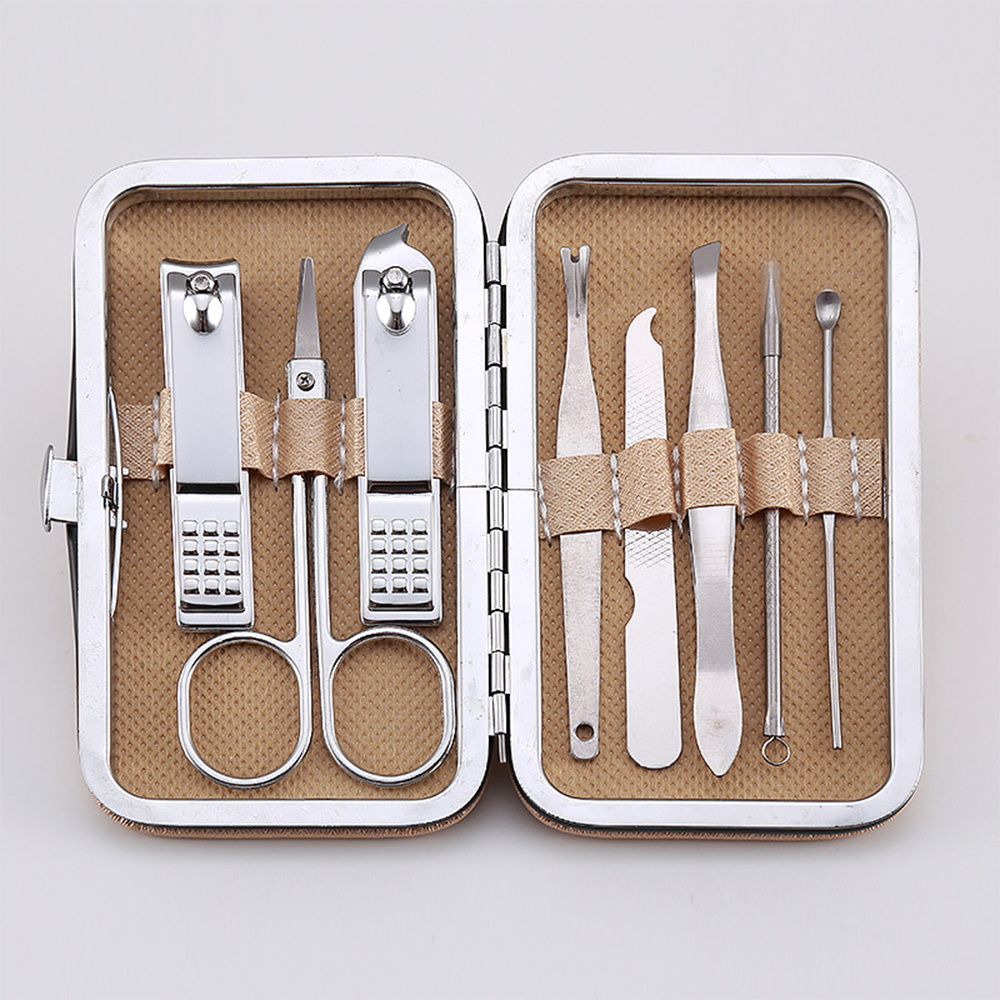 8-in-1 Stainless Manicure Set  - Nail Care Kit Mens recension och pris