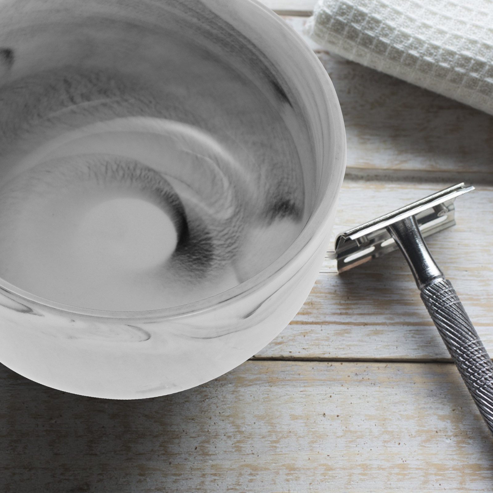 Marble Pattern Men Shaving Bow - Shaving Bowl Soap recension och pris