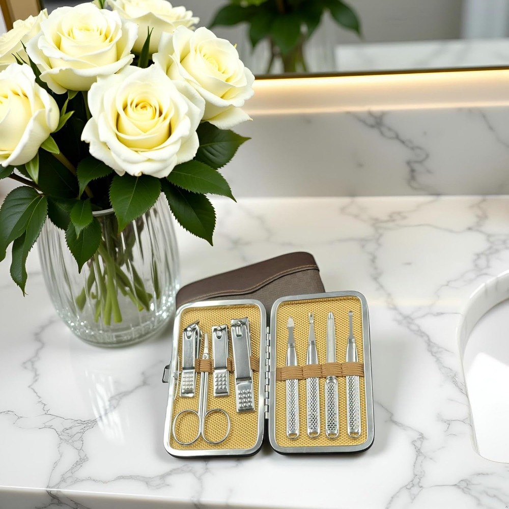 Professional Manicure Pedicure - Nail Care Kit Mens recension och pris