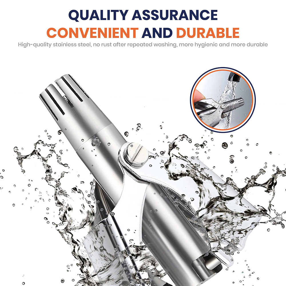 Portable Stainless Steel Manua - Men'S Grooming Hair Removal recension och pris