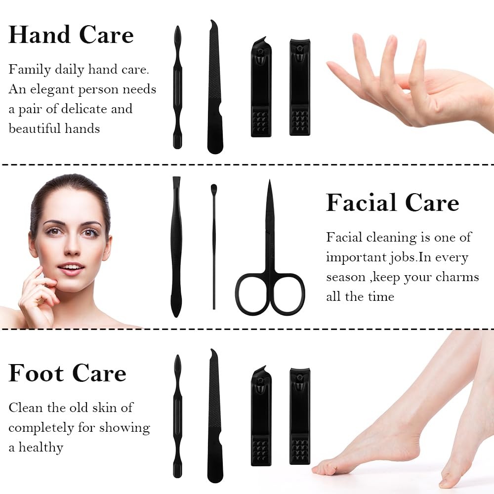 8-in-1 Manicure Kit for Men: S - Nail Care Kit Mens recension och pris
