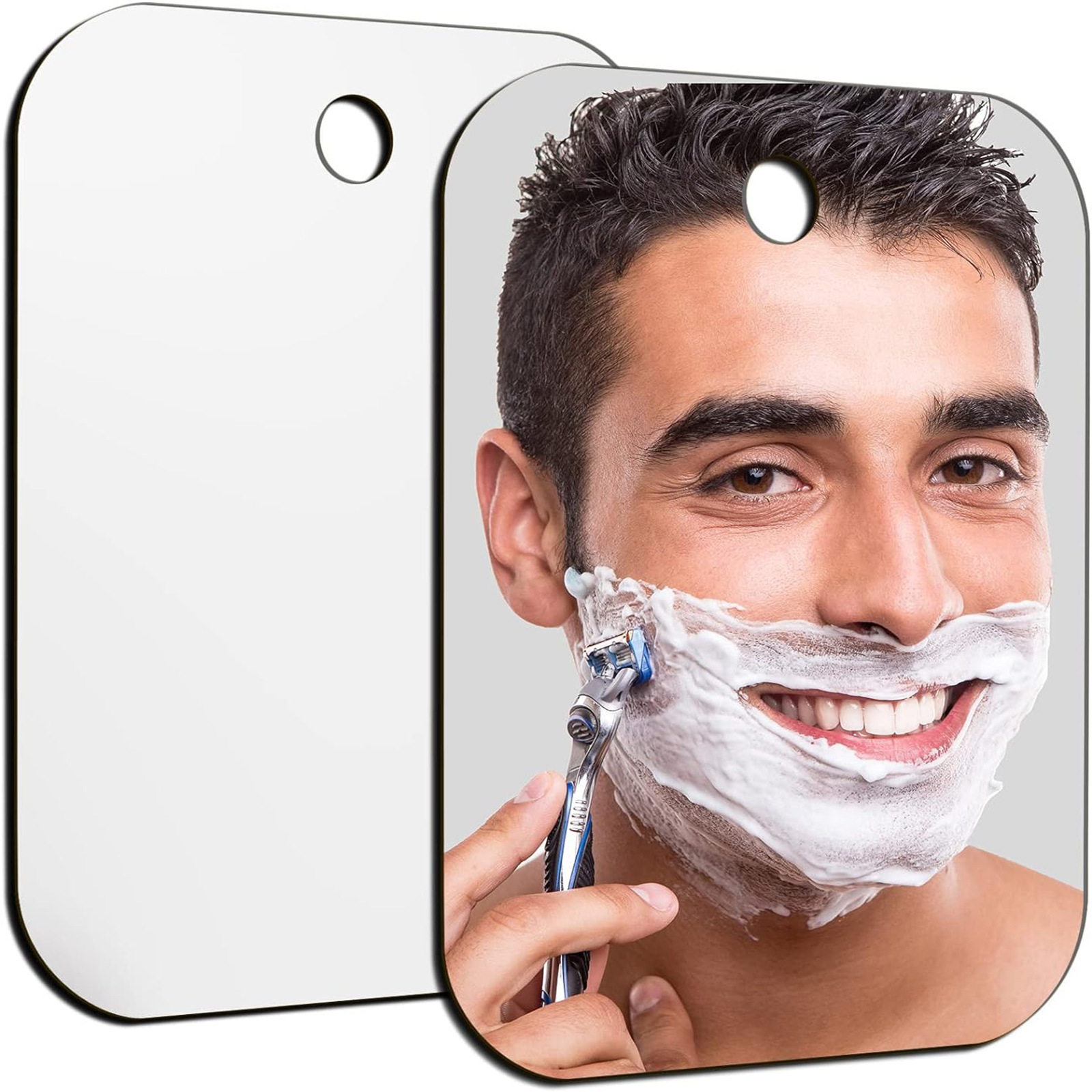 1PCS Acrylic Shower Mirror wit - Men'S Grooming Mirror recension och pris