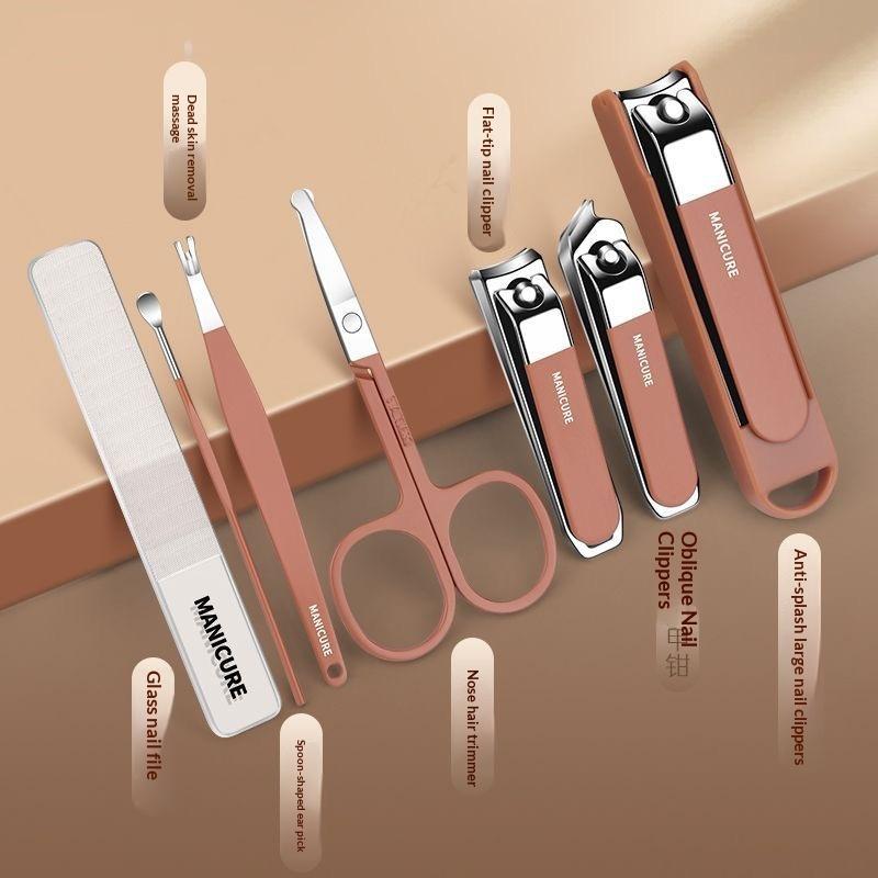 7/8Pcs Nail Art Tools Set Nail - Nail Care Kit Mens recension och pris