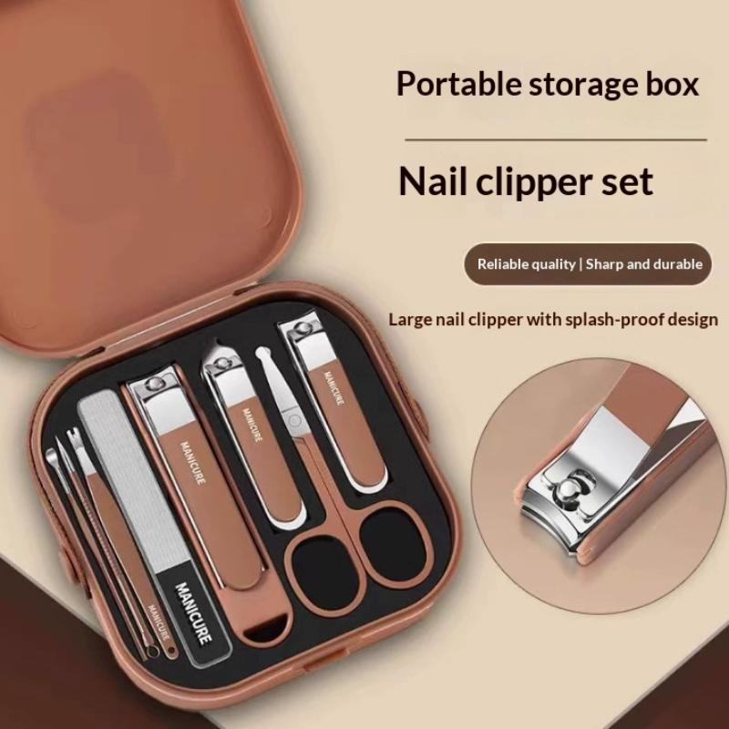 7/8Pcs Nail Art Tools Set Nail - Nail Care Kit Mens recension och pris
